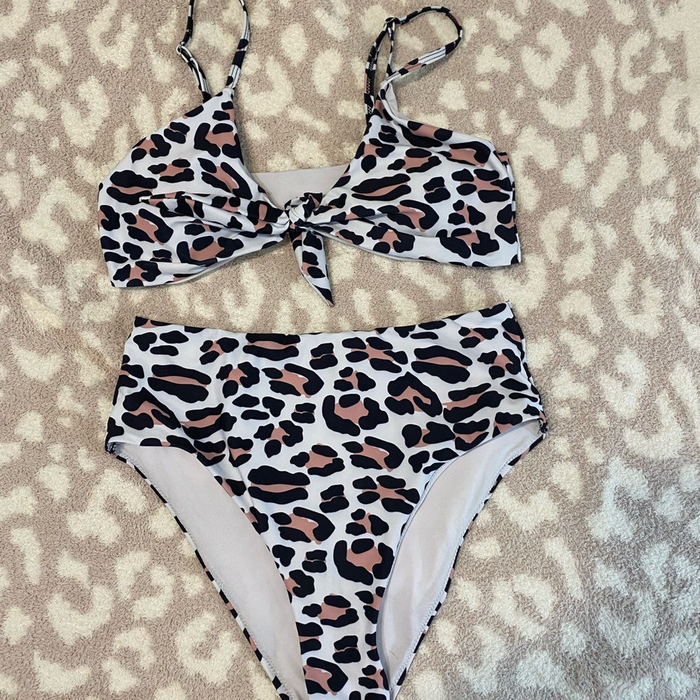 Cheetah print bikini
